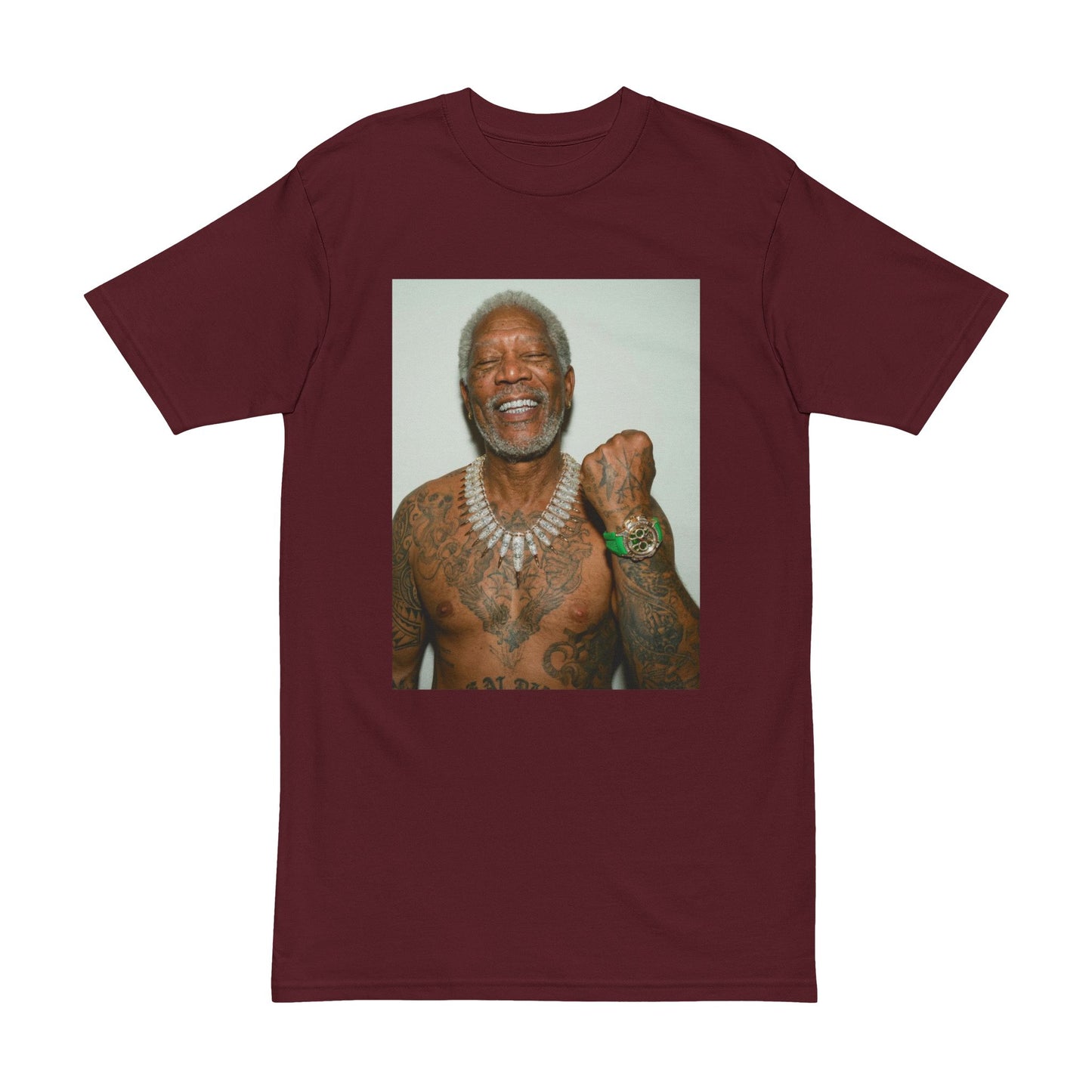 Mo. Freeman — Smiling Senior Tattooed Man Graphic T-Shirt