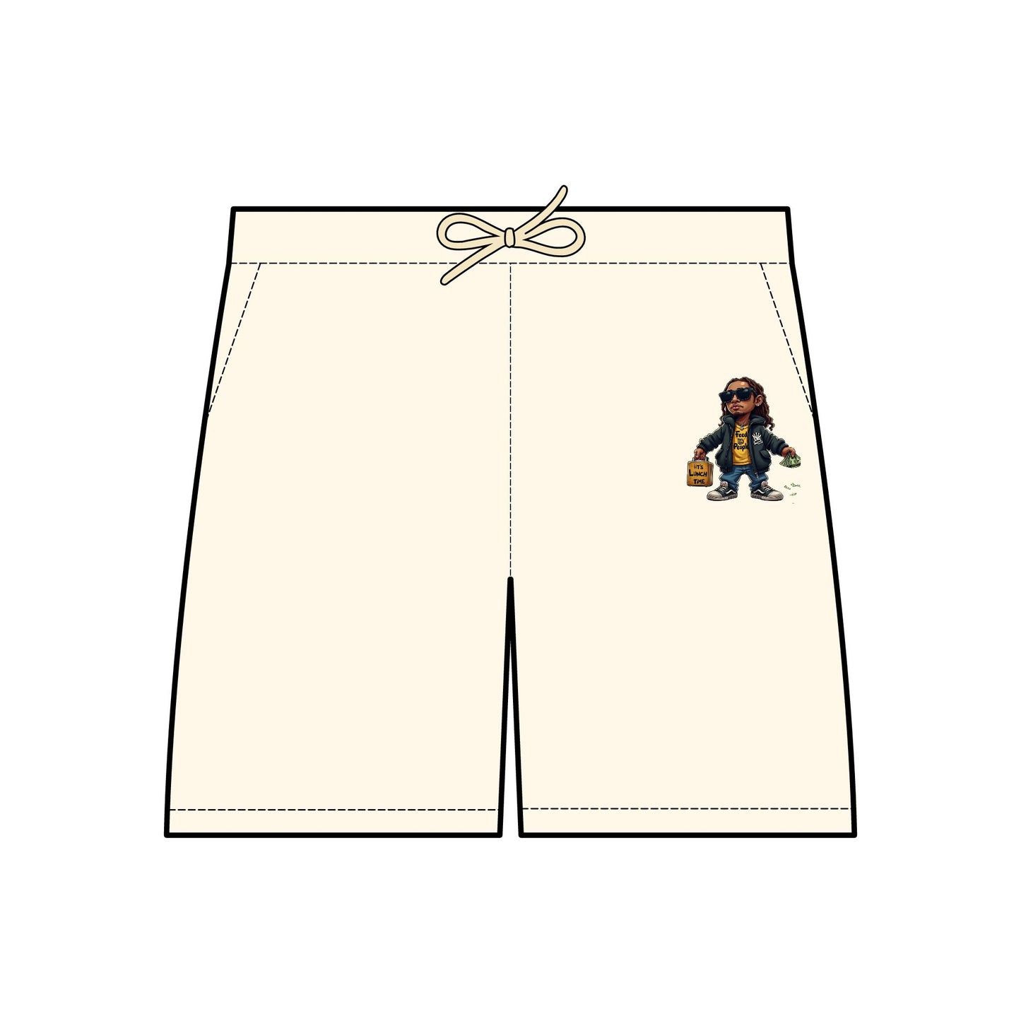 Feed Da People Fleece Sweat Shorts