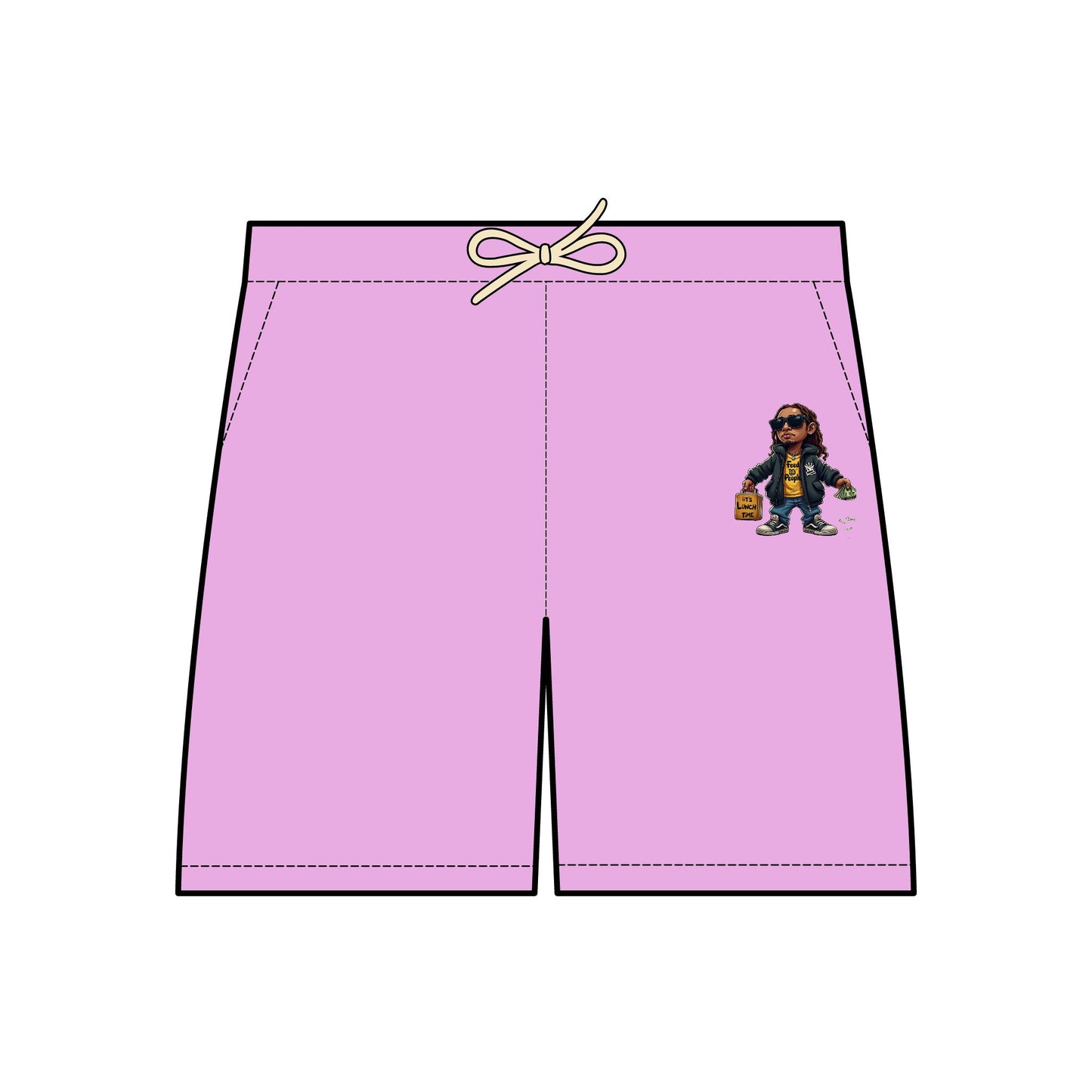 Feed Da People Fleece Sweat Shorts