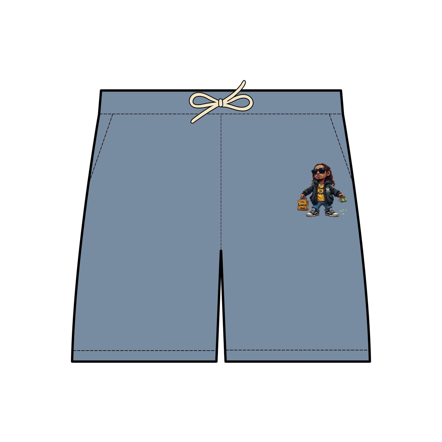 Feed Da People Fleece Sweat Shorts