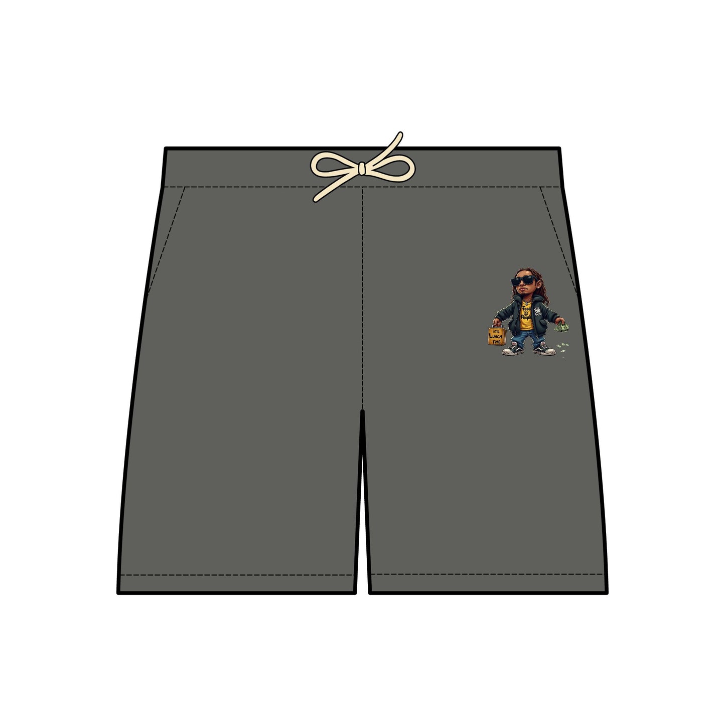 Feed Da People Fleece Sweat Shorts