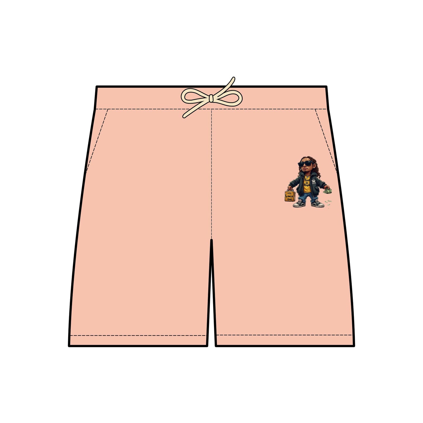 Feed Da People Fleece Sweat Shorts