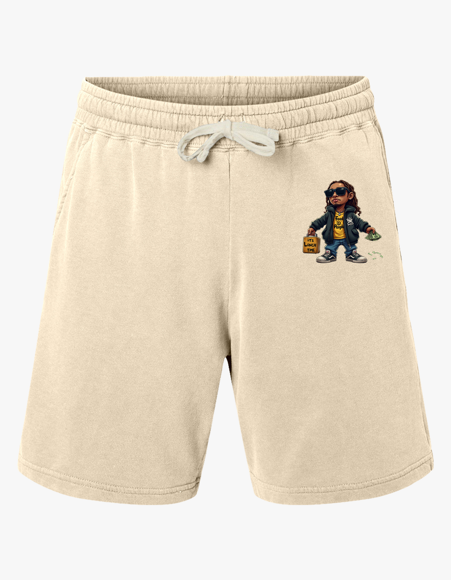 Feed Da People Fleece Sweat Shorts
