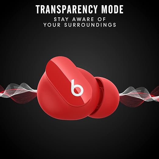 Beats Studio Buds Totally Wireless Noise Cancelling Earphones - Red (Renewed)