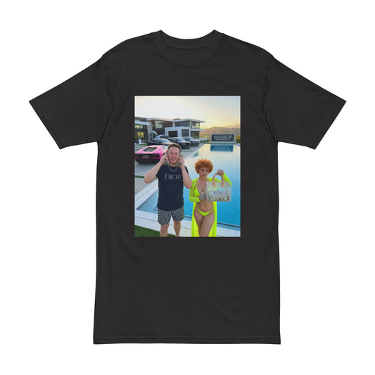 Big Bags Pool Party Photo Tee — Custom Vacation Picture T-Shirt
