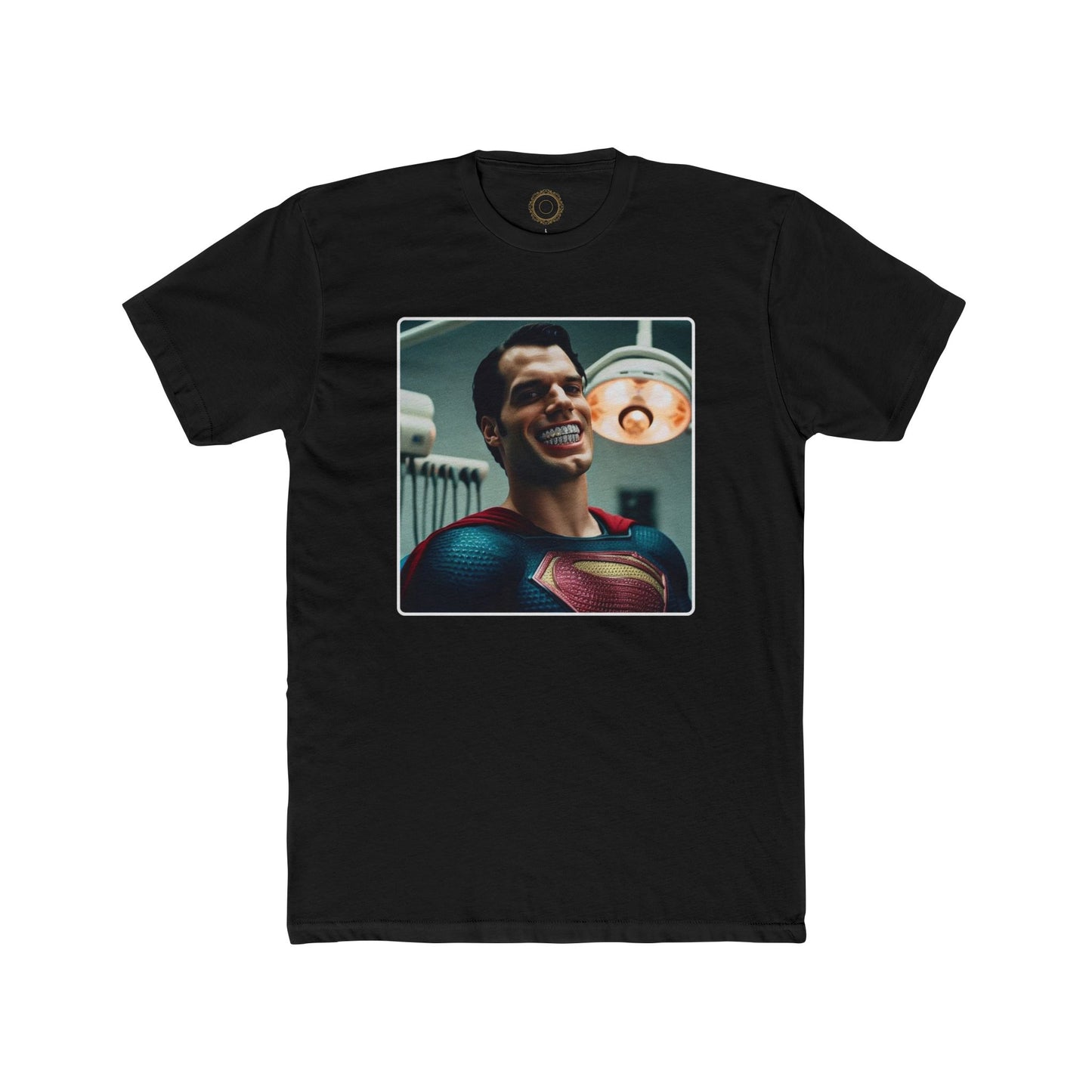 Superhero Gillz Smile Cotton Crew Tee, Funny Graphic Tee, Gift for Comic Fans