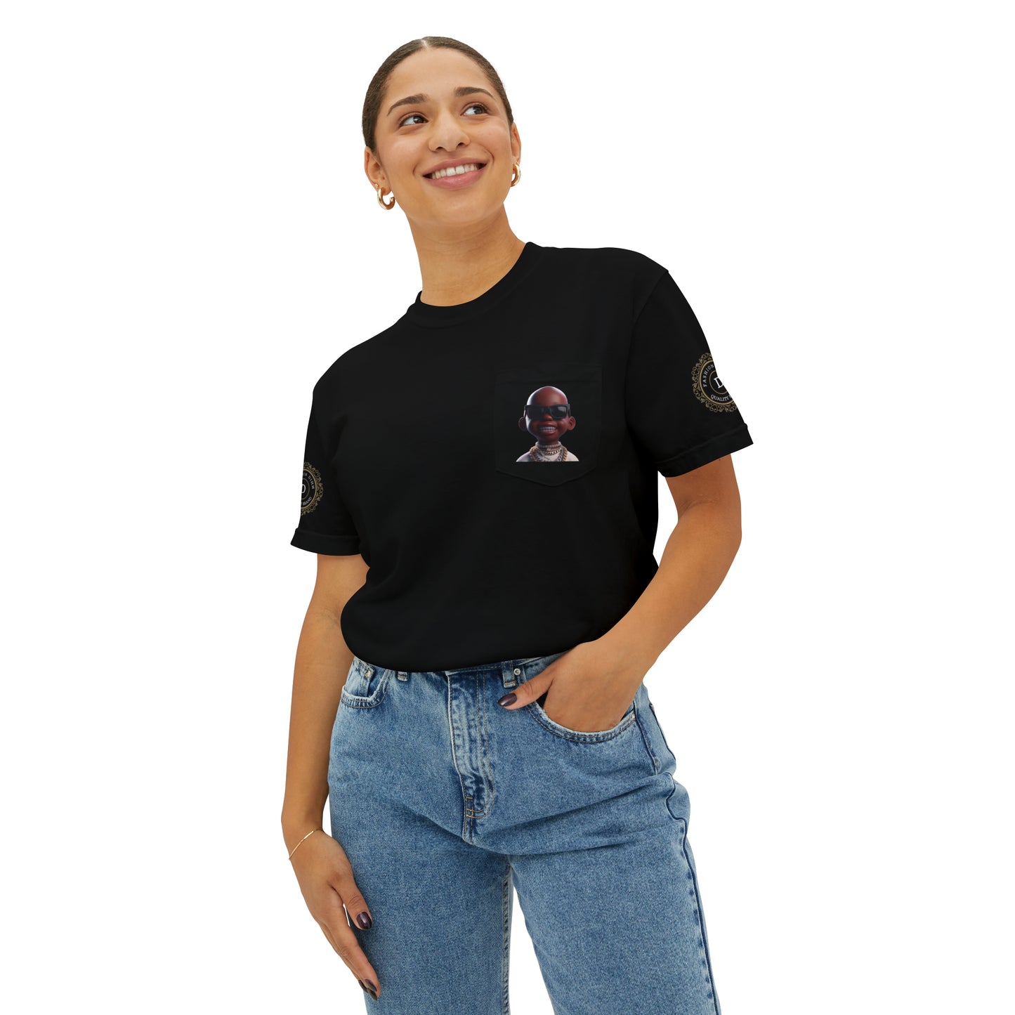 Bills Grillz Unisex Garment-Dyed Pocket T-Shirt