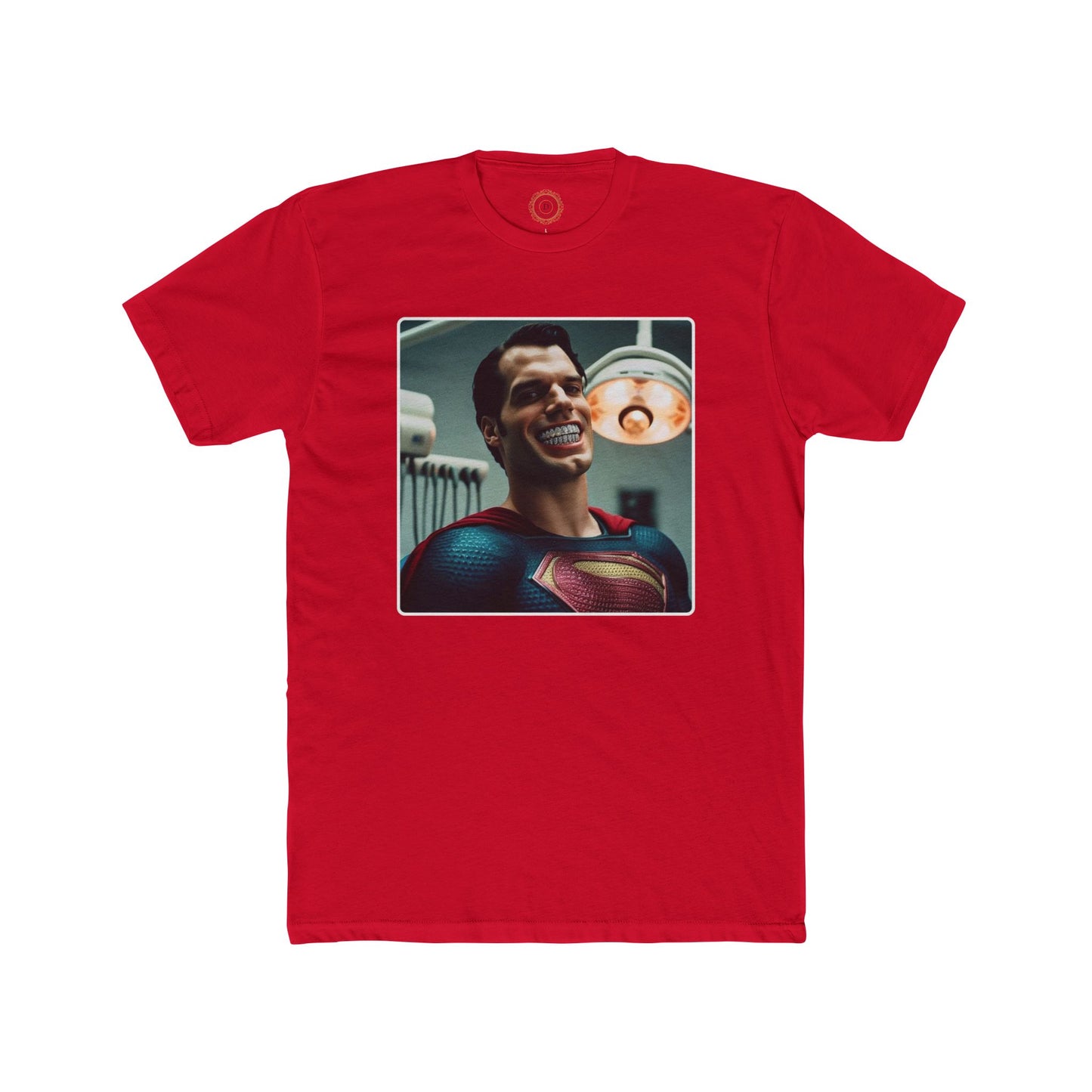 Superhero Gillz Smile Cotton Crew Tee, Funny Graphic Tee, Gift for Comic Fans