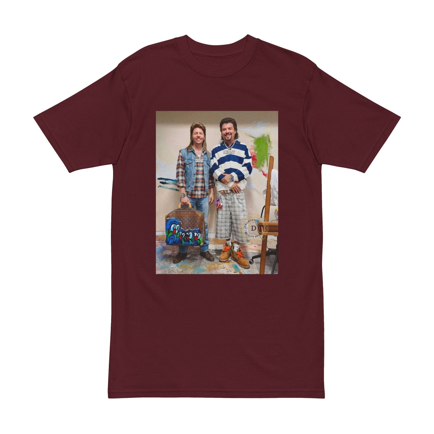 It’s A Mullet Ting - Retro Portrait of Two Men in Casual Vintage Style